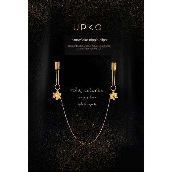 Затискачі на соски UPKO Сніжинки sexstyle | Зображення 6