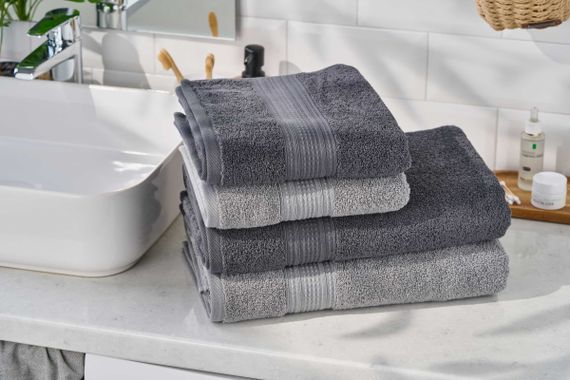 Рушник банний махровий Ardesto SuperSoft ART2270MCP 70х140 см графітовий | Зображення 7