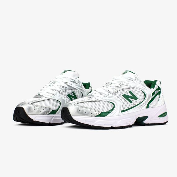 Демісезонні кросівки весна літо  New Balance колір білий/зелений | Зображення 2