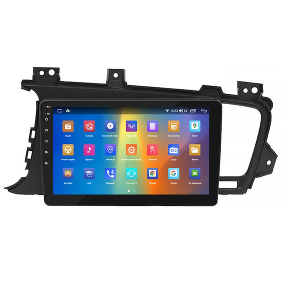 Штатная магнитола 9" Lesko для Kia K5 I 2010-2013 4/64Gb CarPlay 4G Wi-Fi GPS Prime охлаждение 8 ядер Киа | Зображення 1