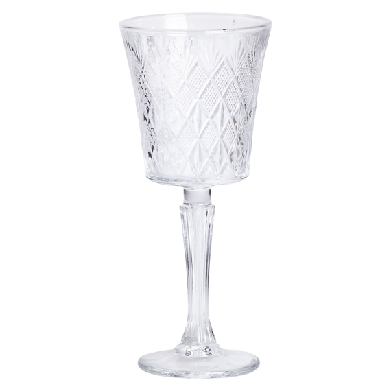 Набір келихів для вина на високій ніжці 6 шт 295 мл скляні HP-19-127 | Зображення 3