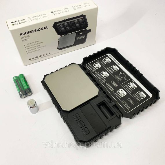 Цифрові ювелірні ваги, Ваги на золото, Точні кишенькові ювелірні ваги лабораторні DN-61 | Зображення 2