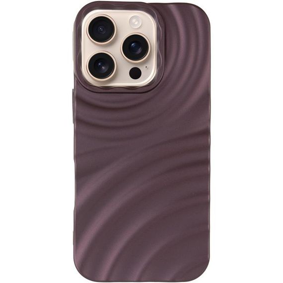 Чехол TPU MonoWave для Apple iPhone 16 Pro Max (6.9") Light Blue Brown | Зображення 1