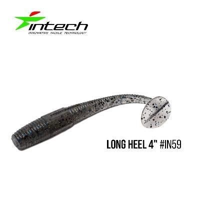 Силиконовая приманка, Съедобный силикон Intech Интеч Long Heel 4"6 шт IN59