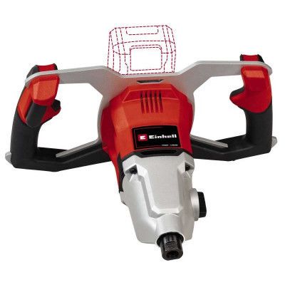 Миксер строительный Einhell TP-MX 18-2 Li BL - Solo, PXC, 18В, 450/720об/мин, М14, 60Нм (без АКБ и ЗУ) | Зображення 9