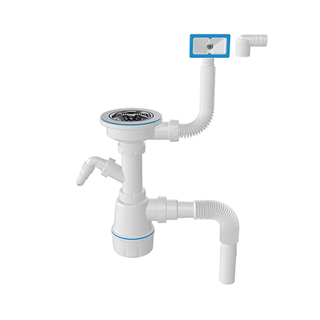 Сифон для мийки з переливом NOVA 1047N 16854