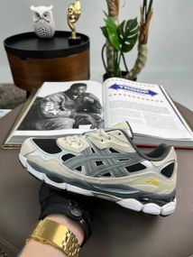 Кросівки ASICS Gel-NYC Grey Black , текстиль , В'єтнам 39 24.5 см