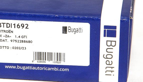 Ролик натяжний ГРМ Berlingo/Partner/306 1.1/1.4i 96 (3666766), BUGATTI (BTDI1692) | Зображення 2