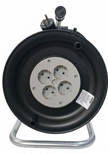 Удлинитель на катушке с заземлением 3х1,5 кв.мм 30м APRO