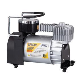 Компресор автомобільний "Ураган" КА-У12052 150psi/15Amp/40л/прикур.+перехідник/Автостоп