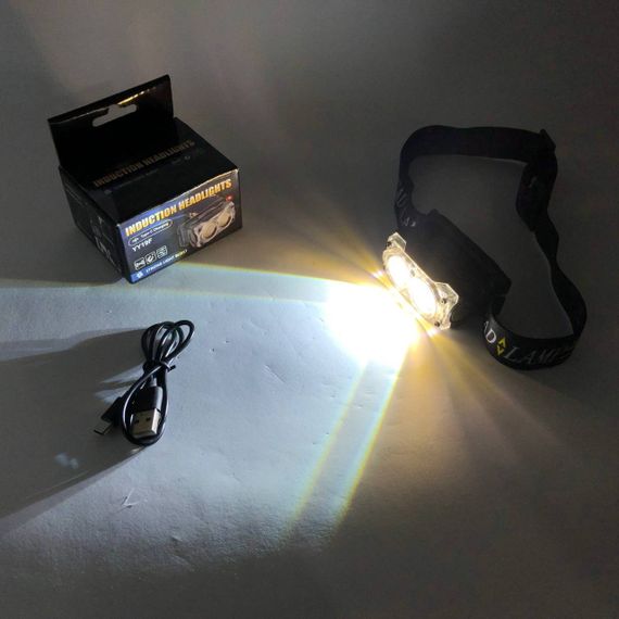 Тактичний налобний ліхтар на акумуляторі, Компактний налобний ліхтар для нічної їзди AI-15 | Зображення 3