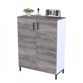 Тумба офисная Loft Design LT-900-1200 белая дуб палена