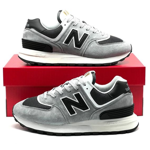Кросівки весна-літо New Balance колір сірий, чорний | Зображення 6