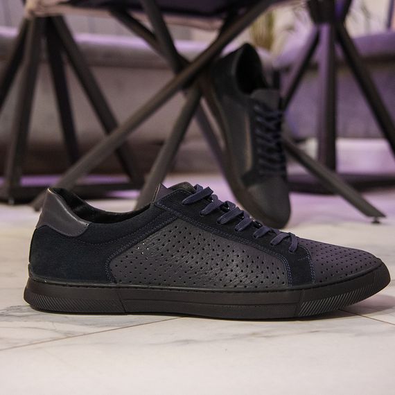 Великий розмір літнього взуття. Синій колір 46 47 48 49 розмір | Зображення 1