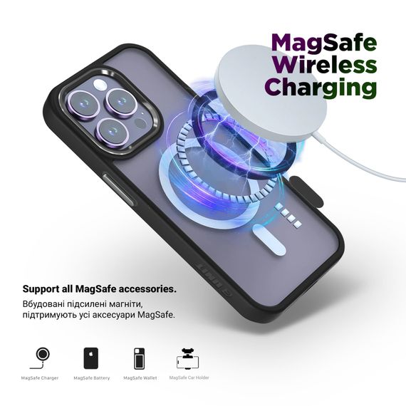Чохол до мобільного телефона Armorstandart Unit MagSafe Apple iPhone 15 Pro Black (ARM69353) | Зображення 2