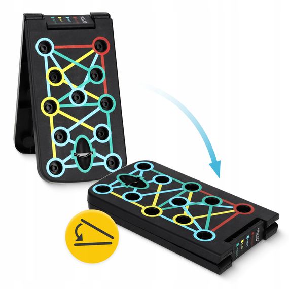 Упори (дошка) для віджимань зі змінним хватом 4FIZJO Push-up Board (P-5907739312785) | Зображення 4