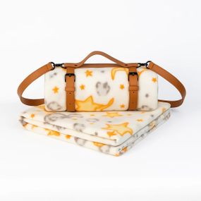 Плед тревел флісовий Love You Місячна казка9104R 150x200 см