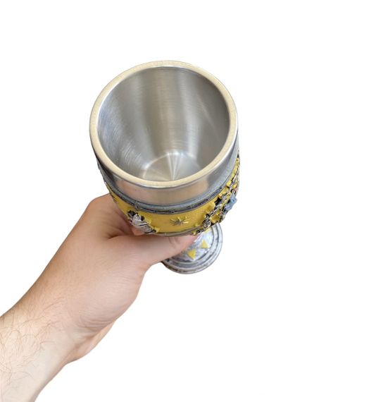 Келих для вина 3D Гаррі Поттер Hufflepuff | Зображення 3