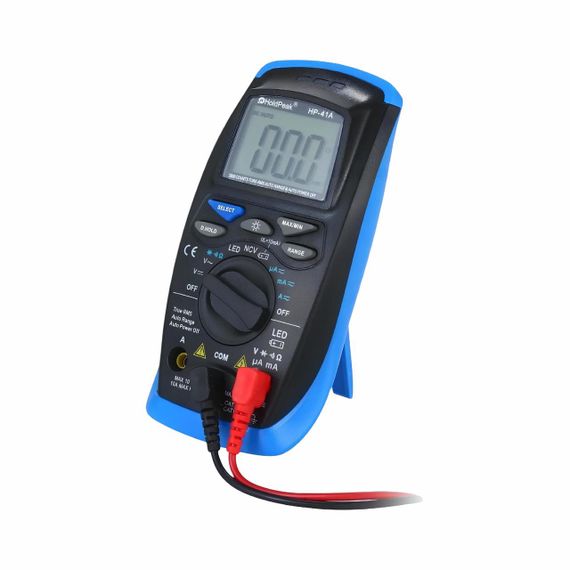 Мультиметр HoldPeak HP-41A цифровий (TrueRMS 2000 відліків 600В 10А AC/DC 20МОм NCV) | Зображення 4