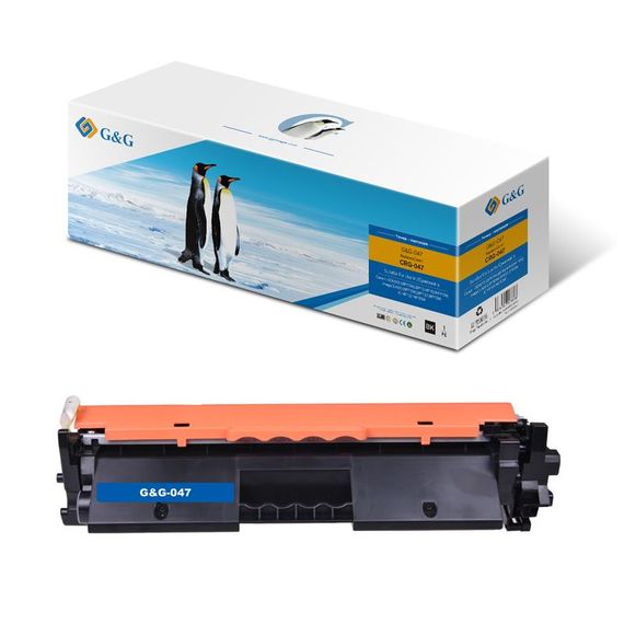 Тонер-картридж G&amp;G для Canon 047 LBP112/MFP112/113 2164C002 Black (1600 стр) (G&amp;G-047)