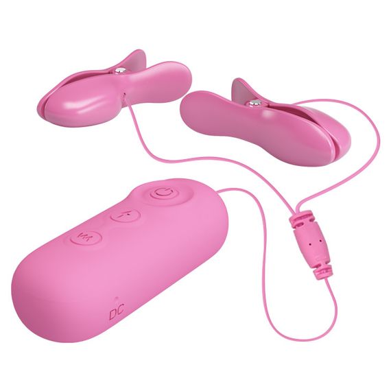 Зажимы для сосков PRETTY LOVE -NIPPLE CLIP, 7 vibration functions 3 electric shock functions Sex Aura | Зображення 5
