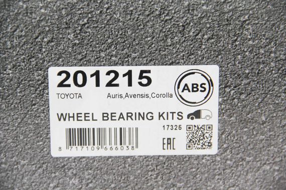 Підшипник маточини передній Toyota Avensis 08-/Corolla 06-/Rav4 05-, ABS (201215) | Зображення 1