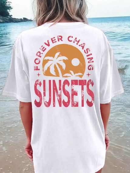 Футболка жіноча з принтом повсякденна L Білий