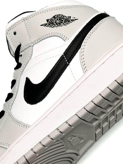 Кросівки Air Jordan 1 High Grey Black  весна / літо / осінь | Зображення 5