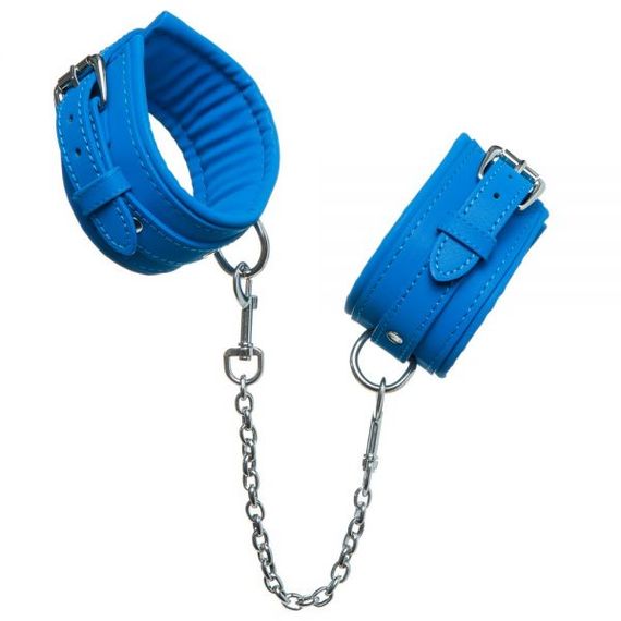 Наручники Luxury Fetish cuffs Deep Blue, Синий, Регульований | Зображення 2