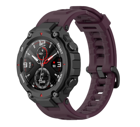 Силіконовий ремінець Primolux для смарт годинника Xiaomi Amazfit T-Rex (A1918) / T-Rex Pro (A2013) - Purple | Зображення 2