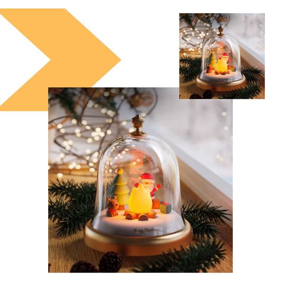 Нічник «Різдвяне диво» з LED підсвічуванням XPRO (47559-_306) | Зображення 2