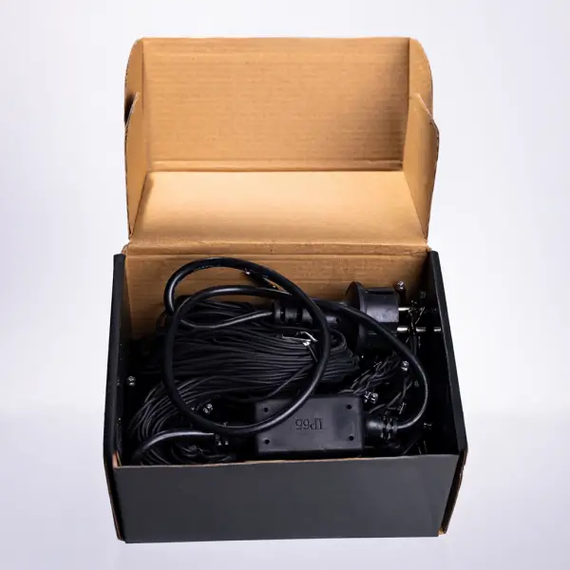 Вулична гірлянда бахрома 12 м 200 led чорний провід Синій 12MBBL | Зображення 4