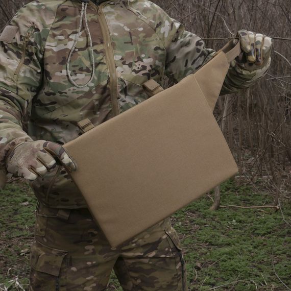 Каремат-сидушка Militex 20mm Cordura Coyote під броню | Зображення 8