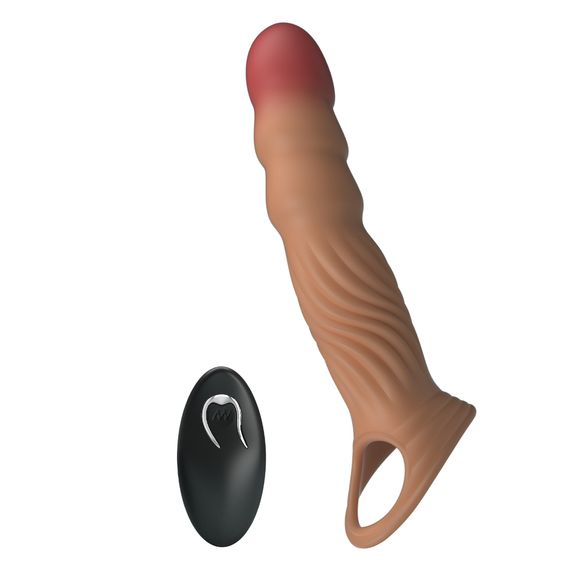 Насадка на член - Pretty Love Vibrating Penis Sleeve Extender | Зображення 1