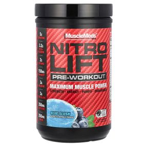 Передтренувальний комплекс MuscleMeds Nitro Lift Pre-Workout 522 г, Blue Slush