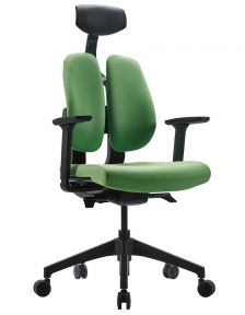 Кресло офисное DUOREST D2 blackgreen ортопедическое