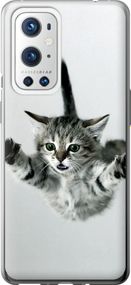 Чехол на OnePlus 9 Pro Летящий котёнок "2322u-2250-17620"