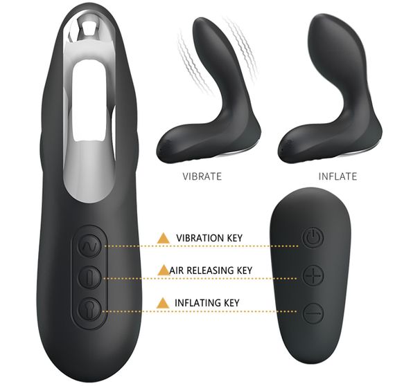 Масажер простати, що розширюється з пультом дк Mr. Play - Remote Control Vibrating Prostate Massager, BI-014463W-MR Sex Aura | Зображення 4