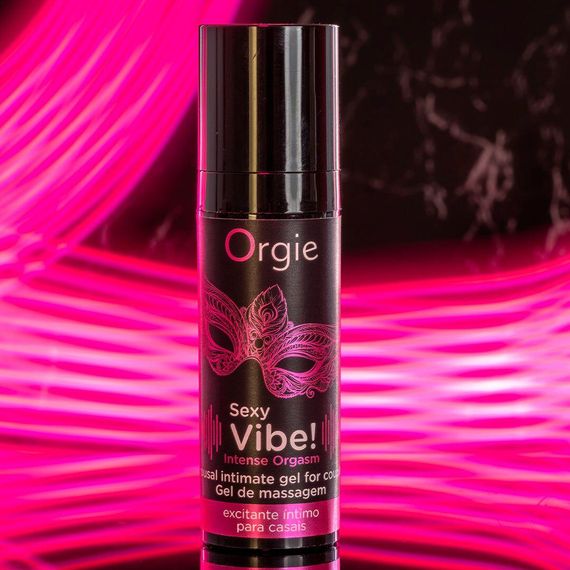 Рідкий вібратор Orgie - Sexy Vibe! Intense Orgasm (15 мл) Sex Aura | Зображення 3
