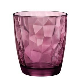 Склянка низька Bormioli Rocco Diamond Rock Purple 302258-Q-02021990 390 мл рожевий