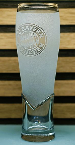 Пивной бокал крафтовый 440 мл ФК Bayern München Бавария с гравировкой подарок для фаната футбольная кружка мат | Зображення 2