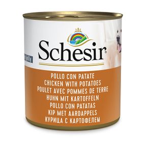 Schesir Dog Chicken With Potatoes влажный корм с курицей для собак 285 гр