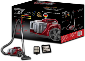 Пылесос контейнерный 4л Zepline ZP-6804 красный