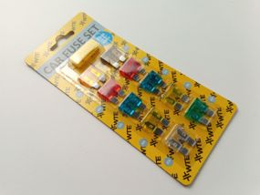 Запобіжники WTE (UC-10) плоскі/5-30А/к-т 10 шт. з пінцетом (WTE UC-10)
