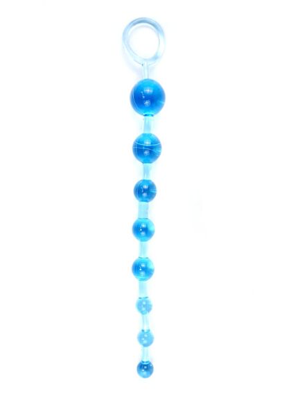 Анальная цепочкаJelly Anal 10 Beads Blue Sex Aura