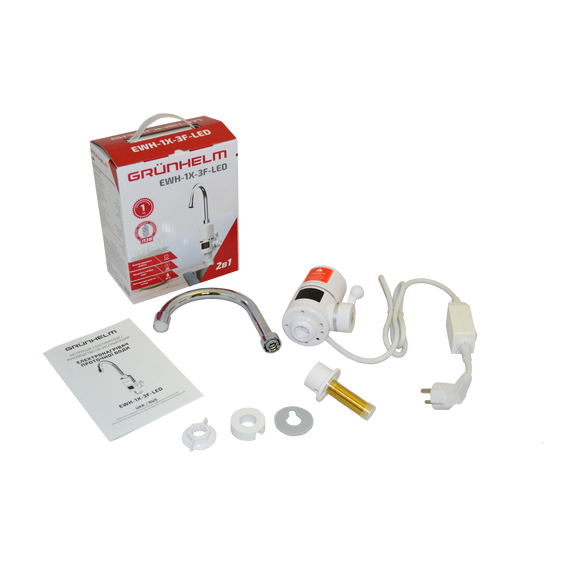 Электронагреватель проточной воды Grunhelm EWH-1X-3F-LED | Зображення 6