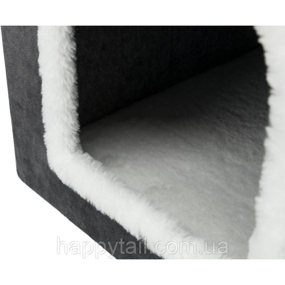 Домик для кошек и собак Trixie Livia (Трикси Ливия), темно-серый/белый, 38х41х44 см | Зображення 2