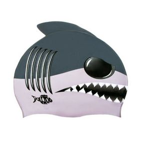 Шапочка для плавания детская Shark NE-DL-C12 серая