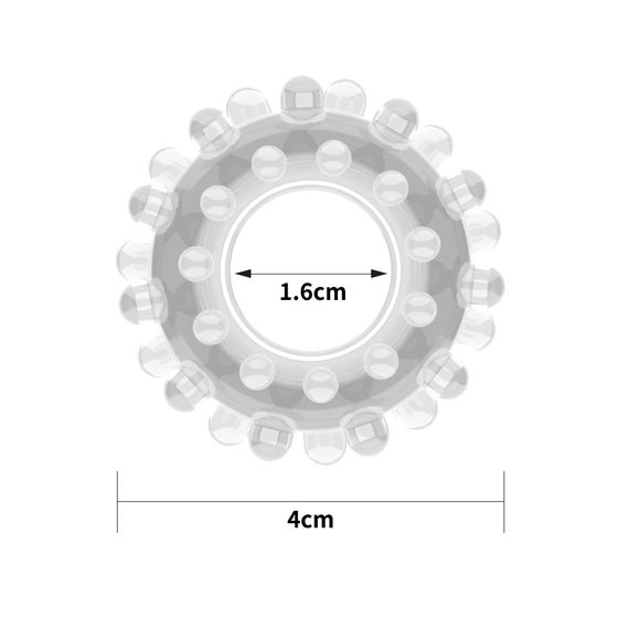 Эрекционное кольцо - Power Plus Cockring 2 Clear sexstyle | Зображення 1