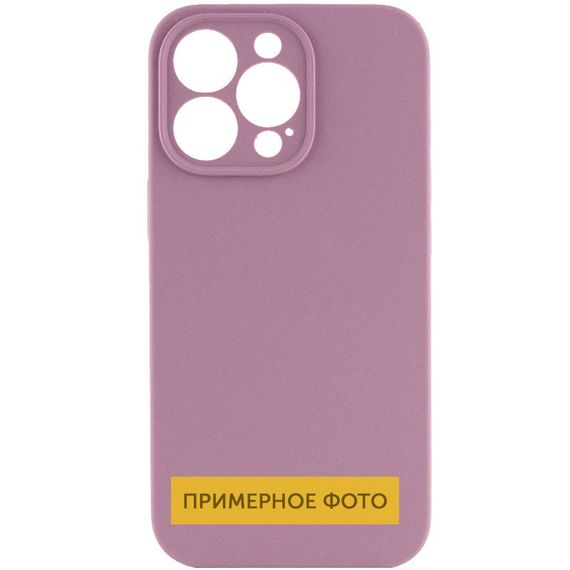 Чехол Silicone Case Full Camera Protective (AA) NO LOGO для Apple iPhone 16 Plus (6.7") Лиловый / Lilac Pride